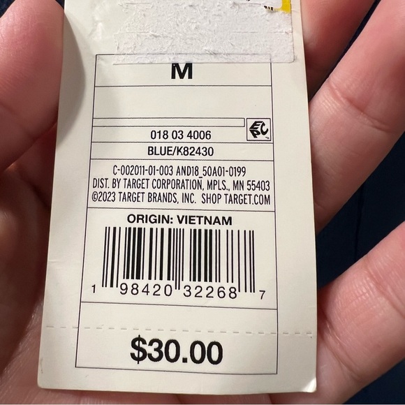 3/$30 NWT a new day Women's Blue Knit Midi Dress M - Picture 7 of 7